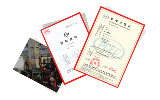 產(chǎn)品通過國(guó)家最高等級(jí)防爆認(rèn)證，<span>防護(hù)等級(jí)高達(dá)IP66/67</span>
