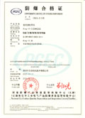 Ring-11音叉液位開關(guān)本安證書